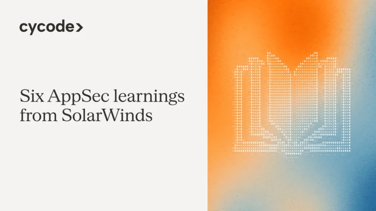 Six AppSec Learnings from SolarWinds blog cover