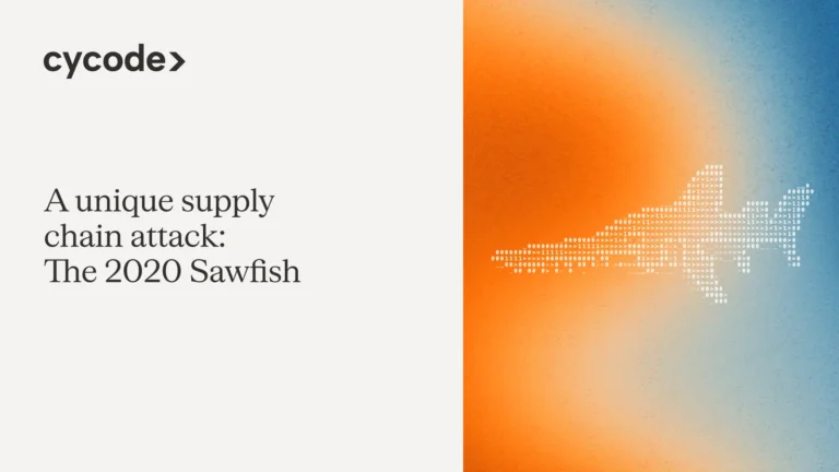 A Unique Supply Chain Attack: The 2020 Sawfish blog cover