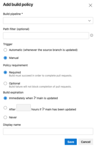 How to Setup Branch Protection Rules in Azure DevOps - Cycode