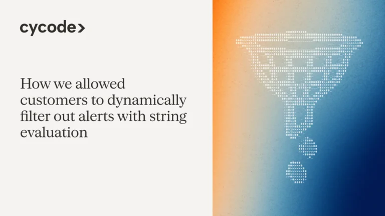 How We Allowed Customers to Dynamically Filter Out Alerts with String Evaluation blog cover