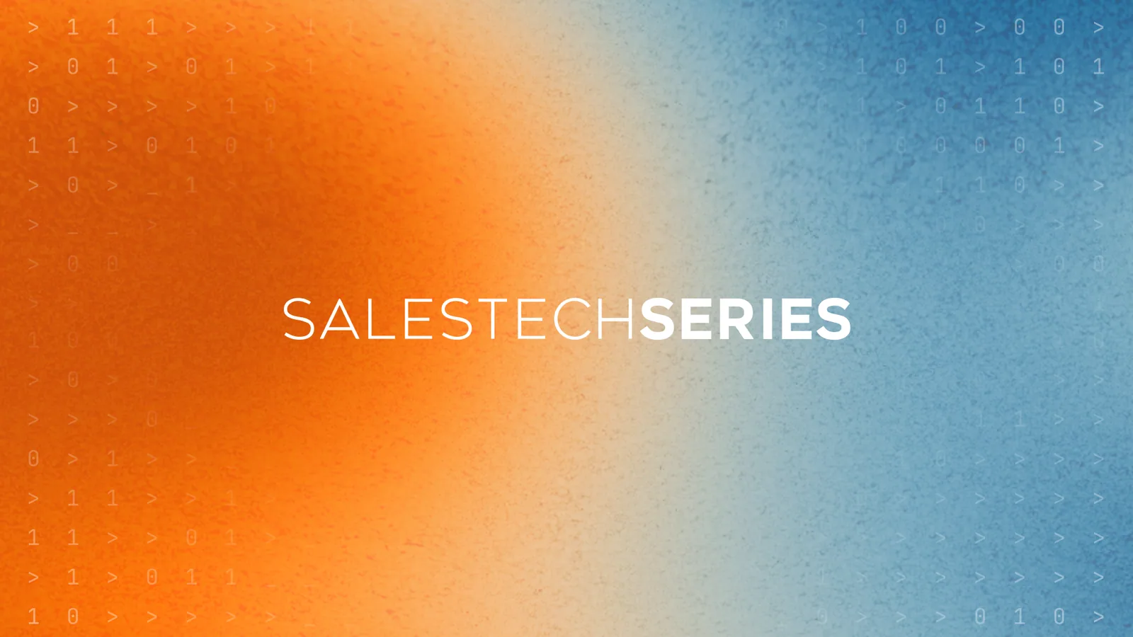 SalesTech Series cover
