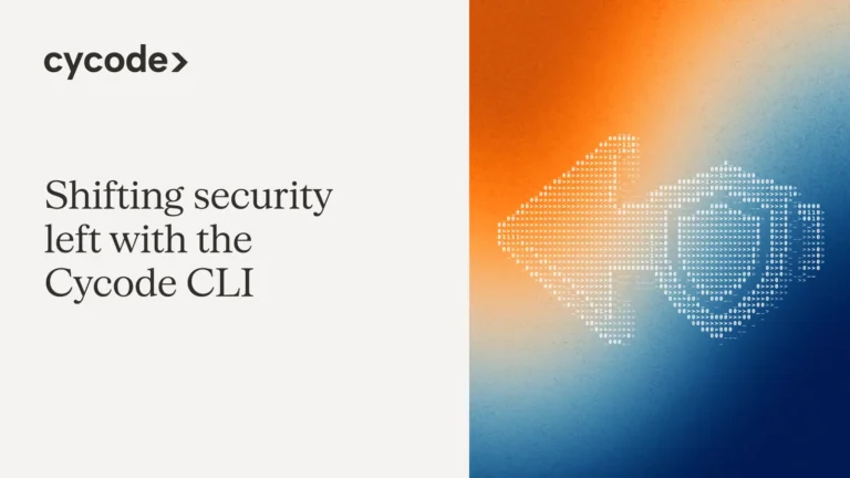 Shifting Security Left with the Cycode CLI blog cover