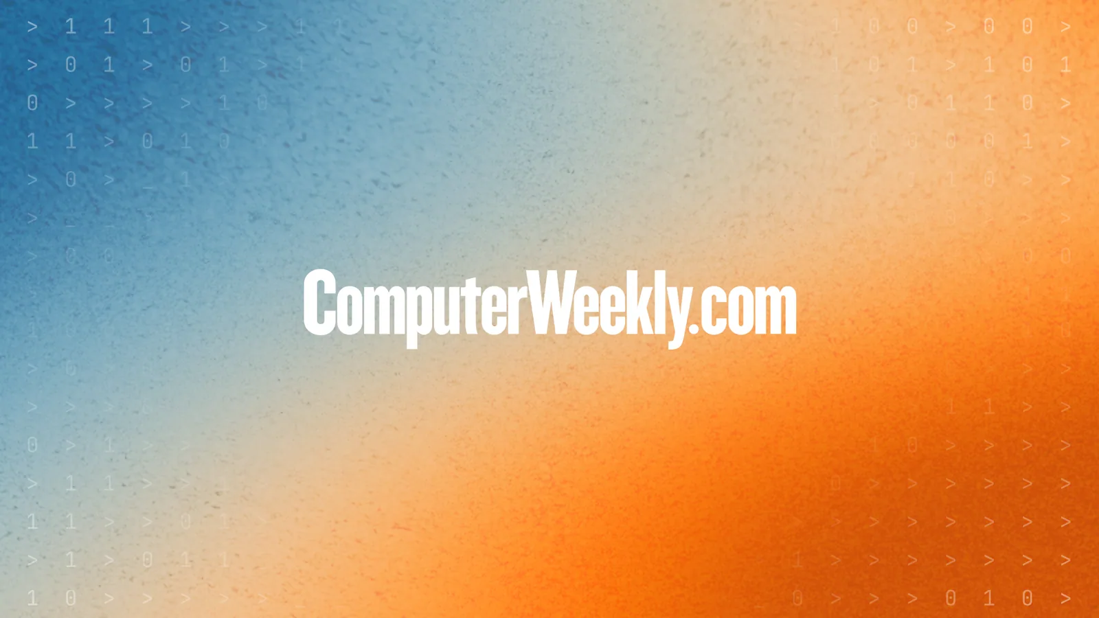 Computer Weekly cover