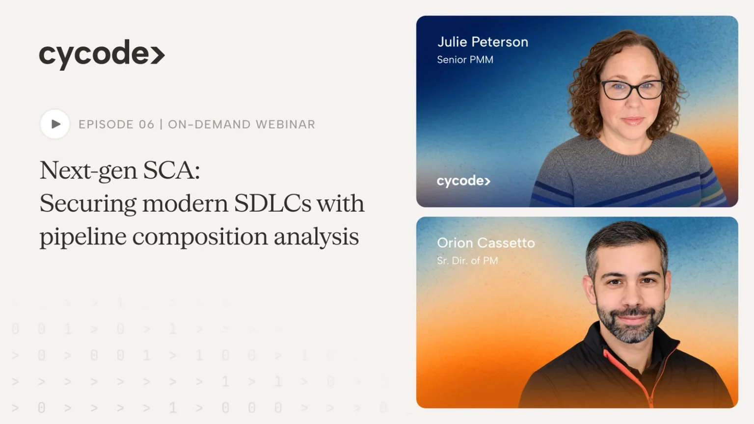 SCA: Securing Modern SDLCs with Pipeline Composition Analysis webinar cover