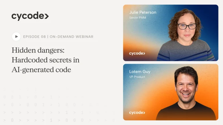 Hidden Dangers: Hardcoded Secrets in AI-Generated Code webinar cover