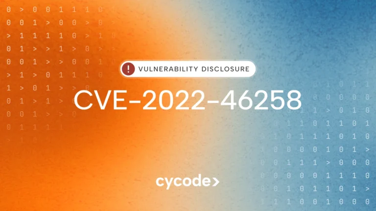 Cycode Discovers a Vulnerability in GitHub API Authorization – CVE-2022-46258 blog cover