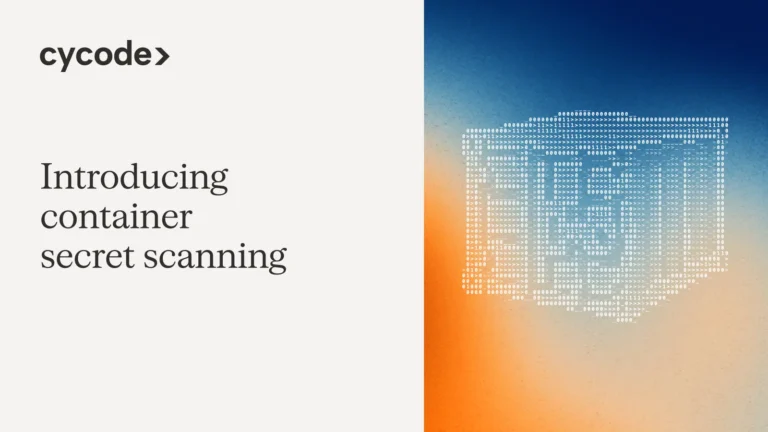 Introducing Container Secret Scanning blog cover