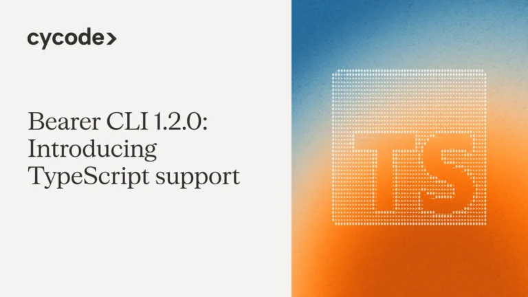 Bearer CLI 1.2.0: Introducing TypeScript Support blog cover