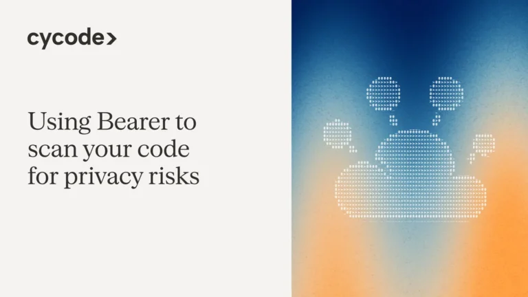 Using Bearer to scan your code for Privacy risks blog cover