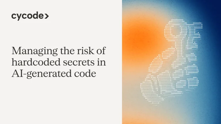Managing the Risk of Hardcoded Secrets in AI-Generated Code blog cover