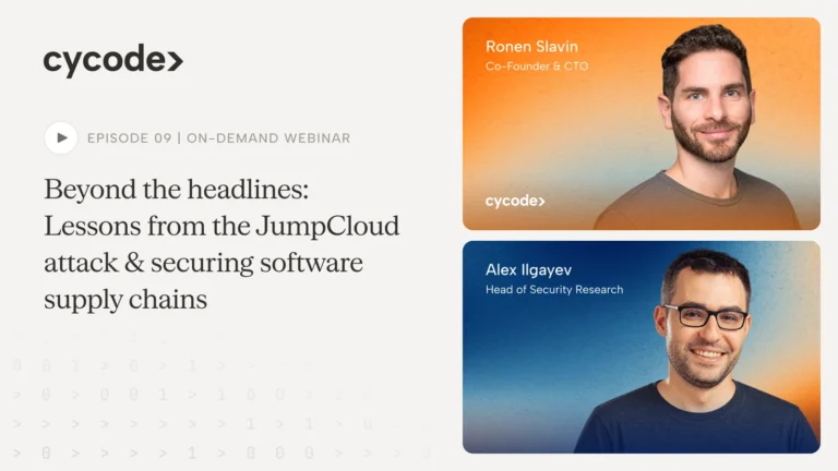 Beyond the Headlines: Lessons from the JumpCloud Attack and Securing Software Supply Chains webinar cover