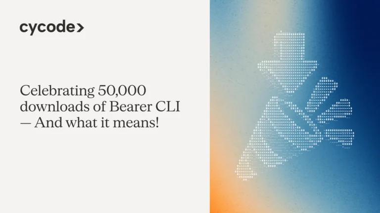 Celebrating 50,000 Downloads of Bearer CLI — and what it means! blog cover