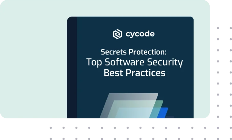 Titelseite des Cycode-E-Books zum Schutz von Secrets: Top Best Practices für Softwaresicherheit