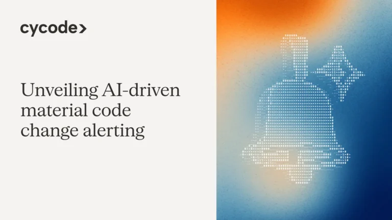 Unveiling AI-Driven Material Code Change Alerting blog cover