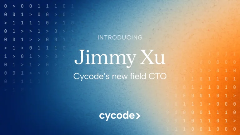 Introducing Cycode’s New Field CTO, Jimmy Xu blog cover