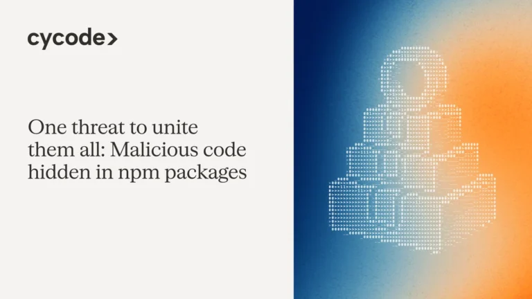 One Threat to Unite Them All: Malicious Code Hidden in NPM Packages blog cover