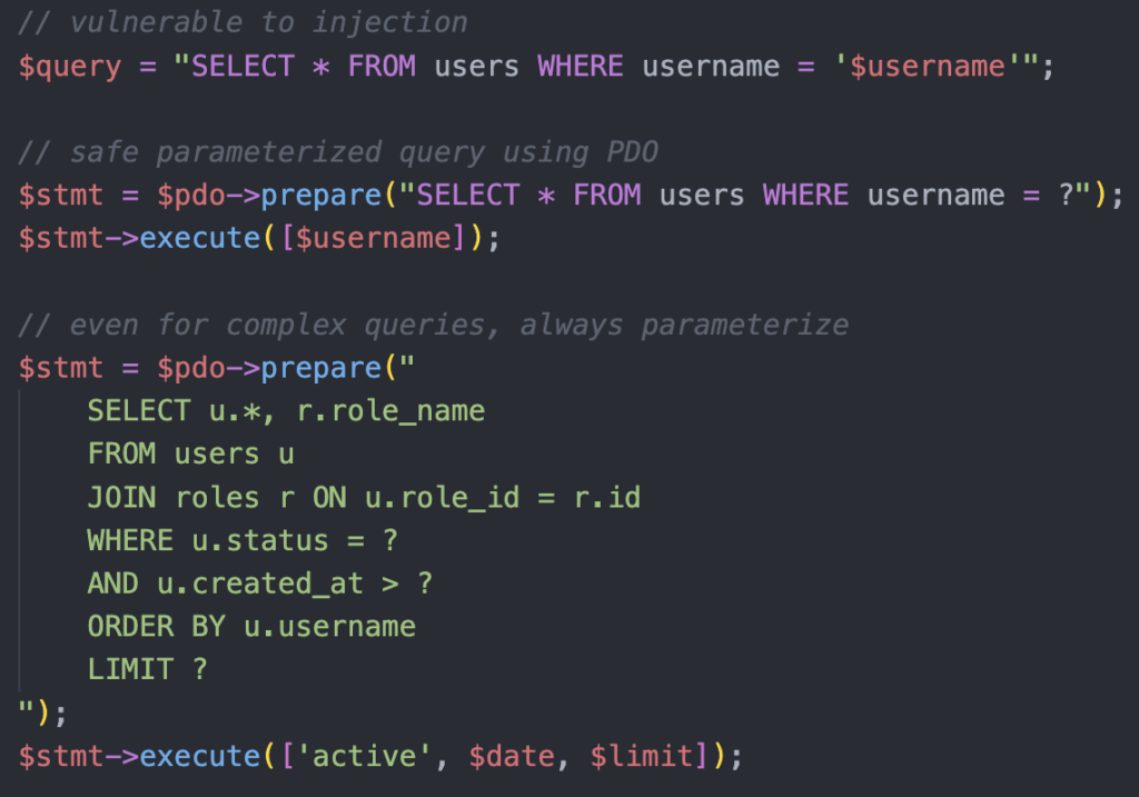 Query Parameterization 