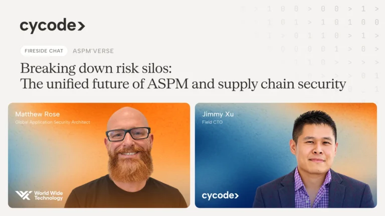 Breaking Down Risk Silos: The Unified Future of ASPM and Supply Chain Security session cover