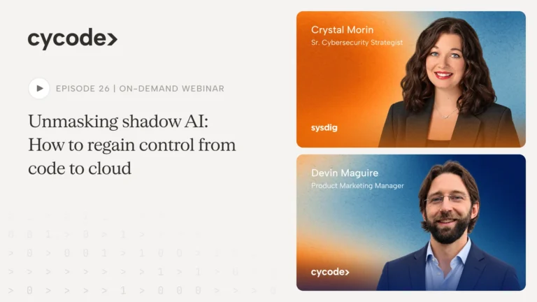 Unmasking Shadow AI Across the Enterprise: How to Regain Control from Code to Cloud webinar cover