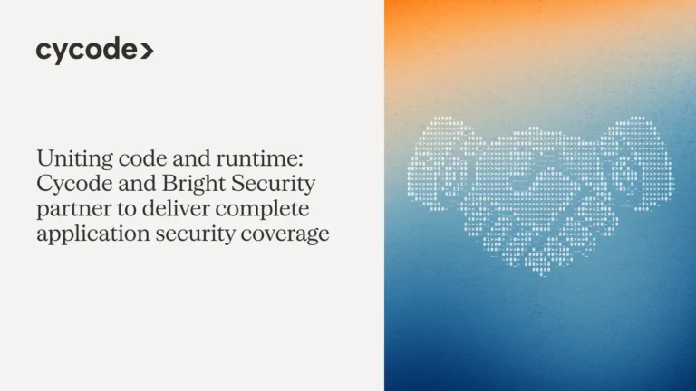 Uniting Code and Runtime: Cycode and Bright Security Partner to Deliver Complete Application Security Coverage blog cover