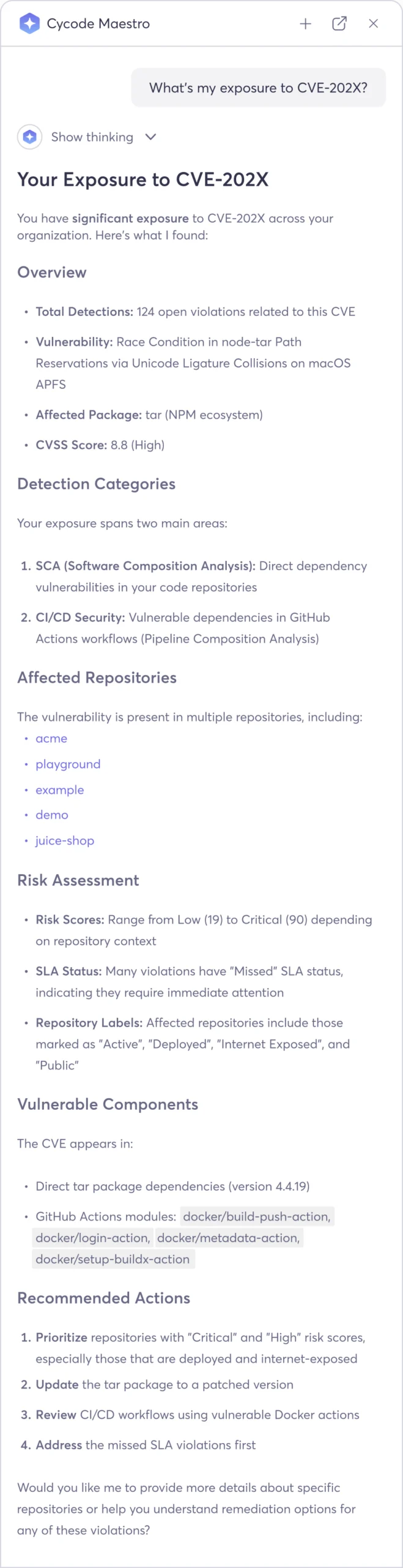 answer security question