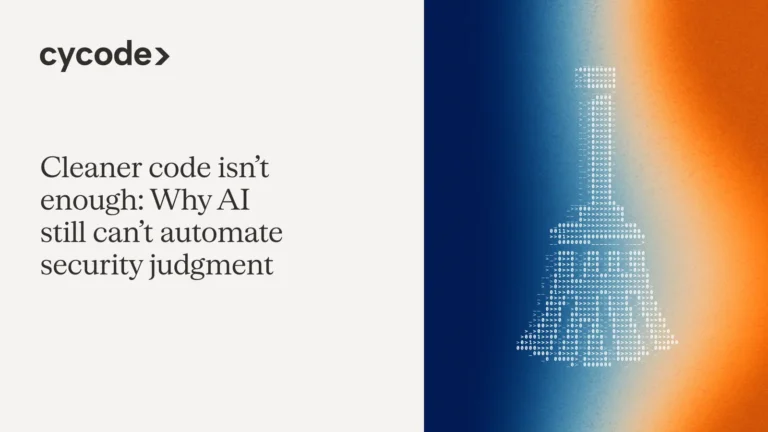 Cleaner Code Isn’t Enough: Why AI Still Can’t Automate Security Judgment blog cover