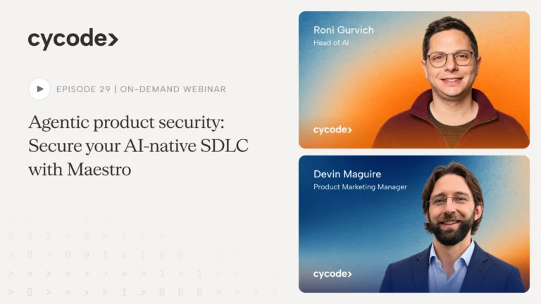Agentic Product Security: Secure your AI-Native SDLC with Maestro webinar cover