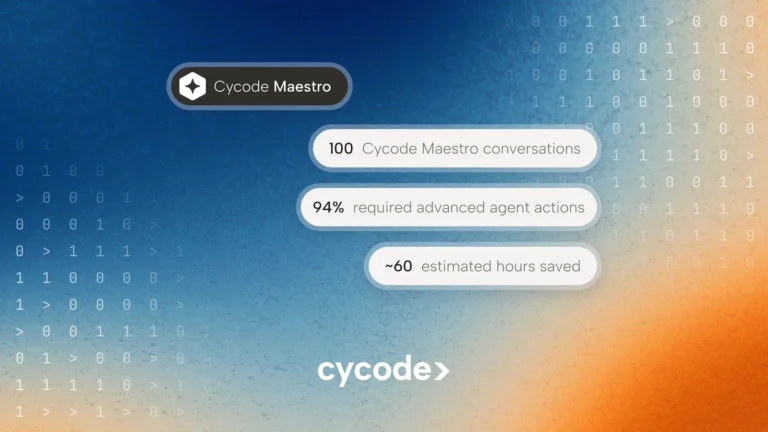 Agentic Security in Action: Insights from 500 Real Cycode Maestro Conversations blog cover