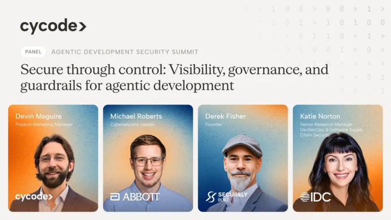 Secure through Control: Visibility, Governance, and Guardrails for Agentic Development session cover
