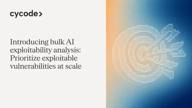 Introducing Bulk AI Exploitability Analysis: Prioritize Exploitable Vulnerabilities at Scale blog cover
