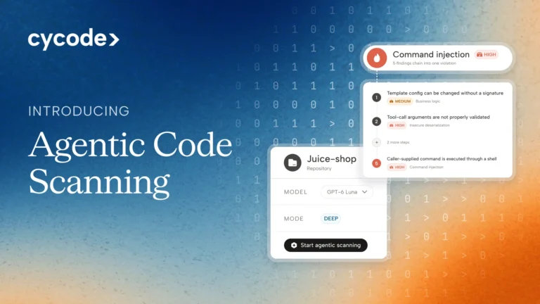 Introducing Agentic Code Scanning: The Holistic Cycode System Around Any Model blog cover