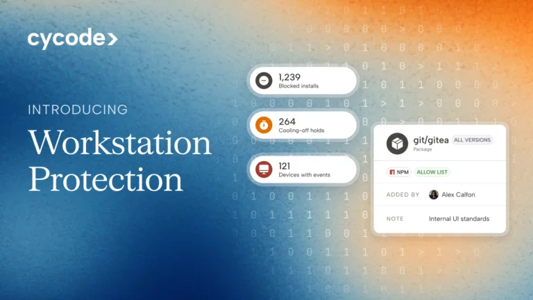 Introducing Cycode Workstation Protection: ADLC Security Now Stops Software Supply Chain Attacks blog cover